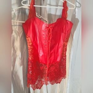 Plus size steam punk corset boustier